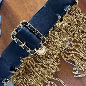 CHANEL | Accessories | Iconic Chanel 9s Leather Chain Fringe 
